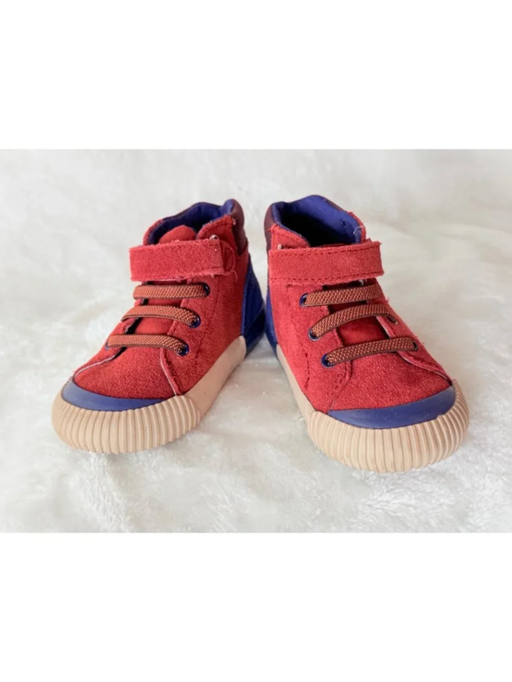 size 5 M SR Striderite Stride rite DUNE high top casual shoes sneakers boys rust